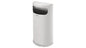 Rubbermaid Half Round Flat Top Side Open 9 Gal Stainless Steel