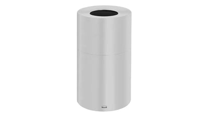 Rubbermaid Atrium® Open Top 21 Gal Plastic Liner Satin Aluminum