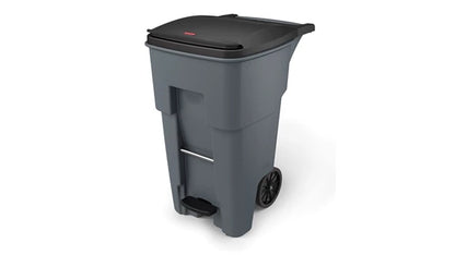 Rubbermaid Step-On Rollout Container Gray