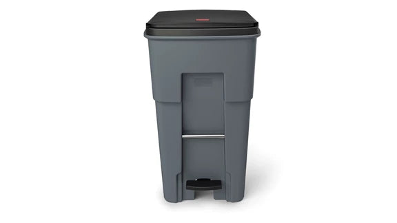 Rubbermaid Step-On Rollout Container Gray