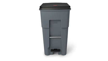 Rubbermaid Step-On Rollout Container Gray