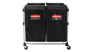 Collapsible X Cart, Single Stream, Black 1881781