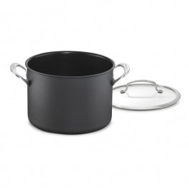Cuisinart® Dishwasher-Safe Anodized 6-Quart Stockpot with Tempered Glass Cover