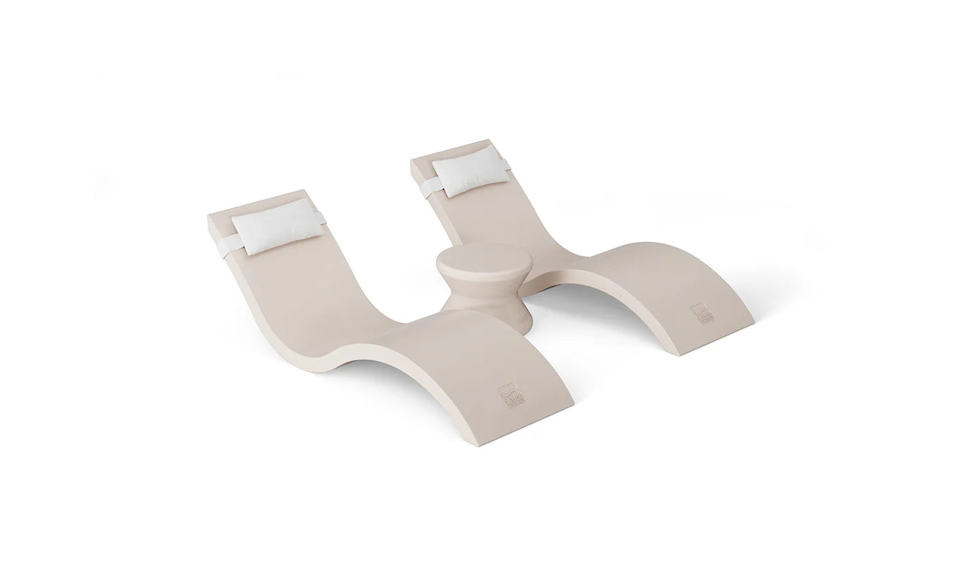 Ledge Lounger Outdoor Paradise In-Pool Furniture Bundle