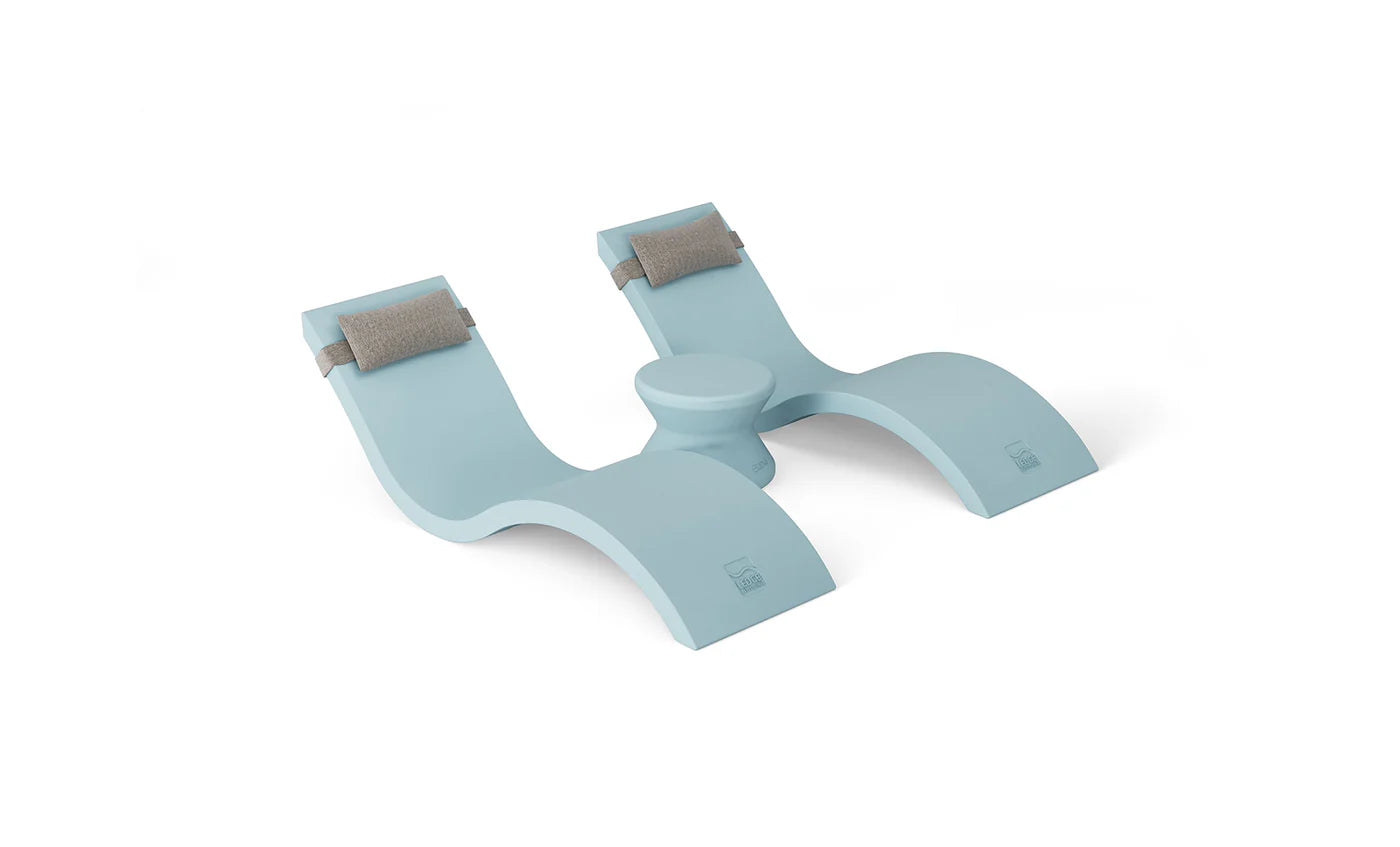 Ledge Lounger Outdoor Paradise In-Pool Furniture Bundle