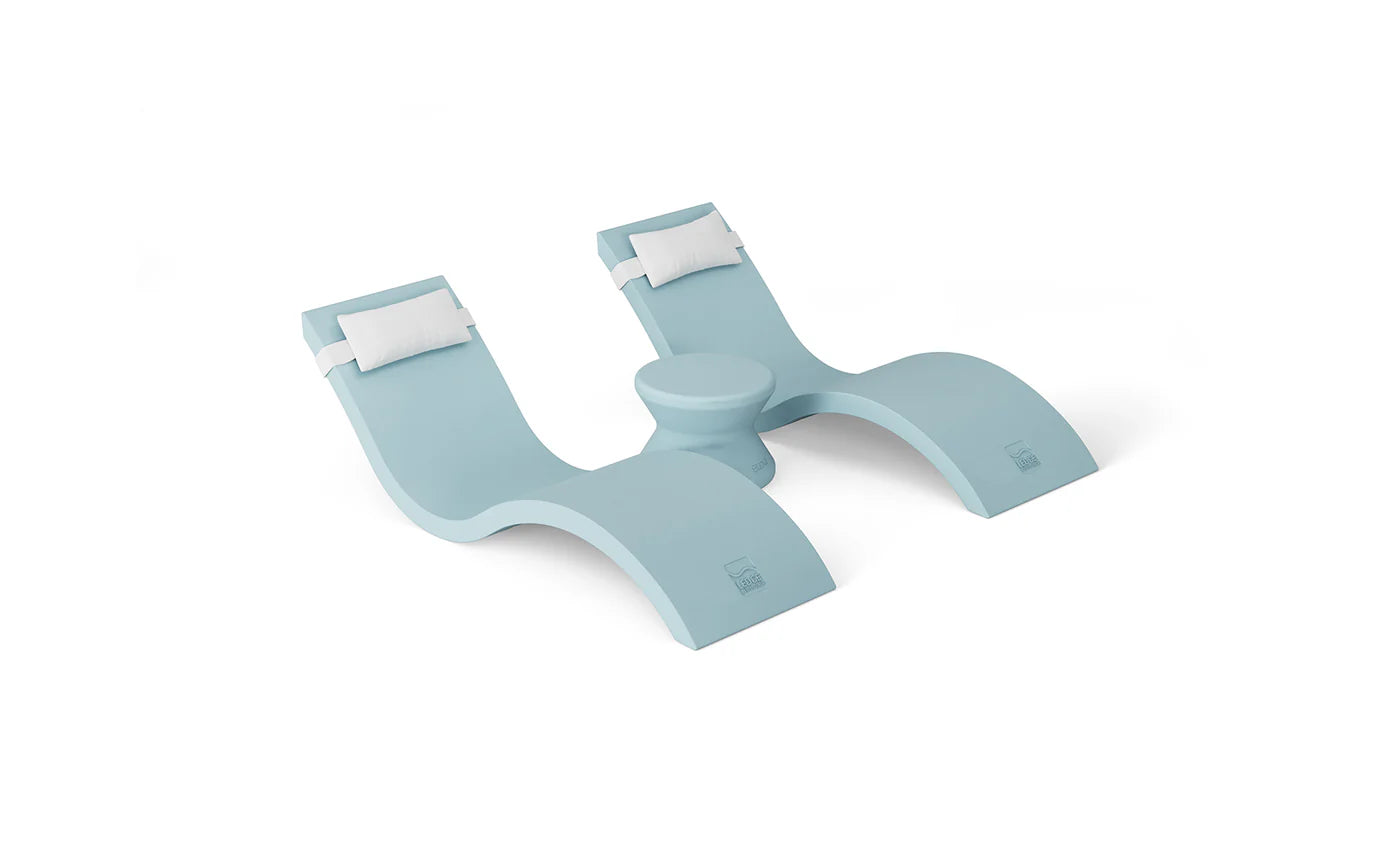 Ledge Lounger Outdoor Paradise In-Pool Furniture Bundle