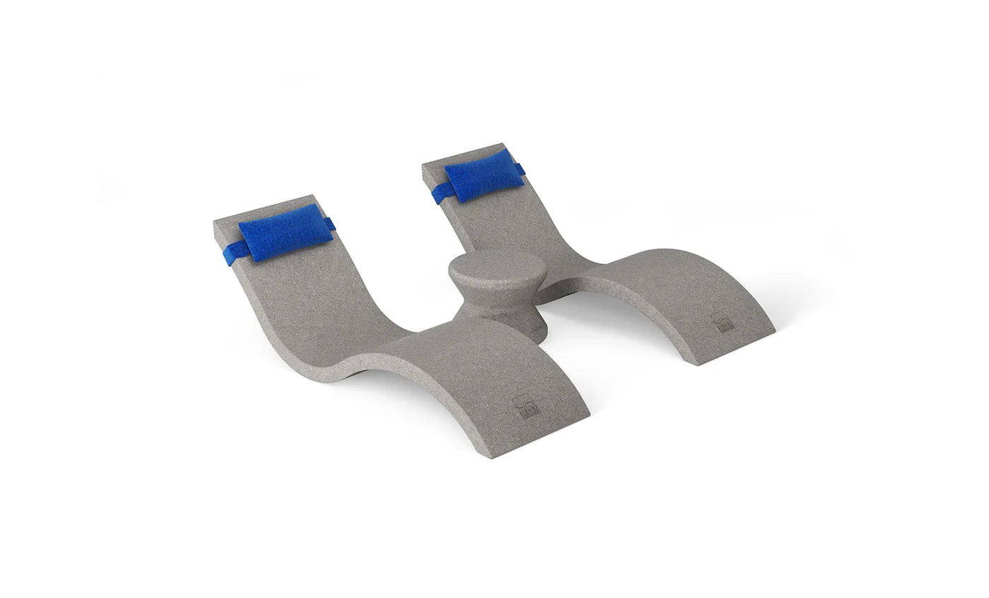 Ledge Lounger Outdoor Paradise In-Pool Furniture Bundle