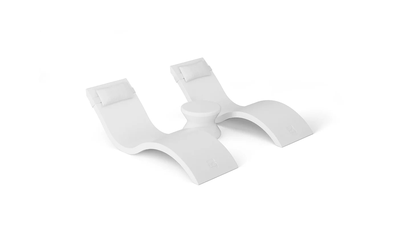 Ledge Lounger Outdoor Paradise In-Pool Furniture Bundle