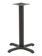 FLS Stamped Steel Indoor Dining Height Table X-Base