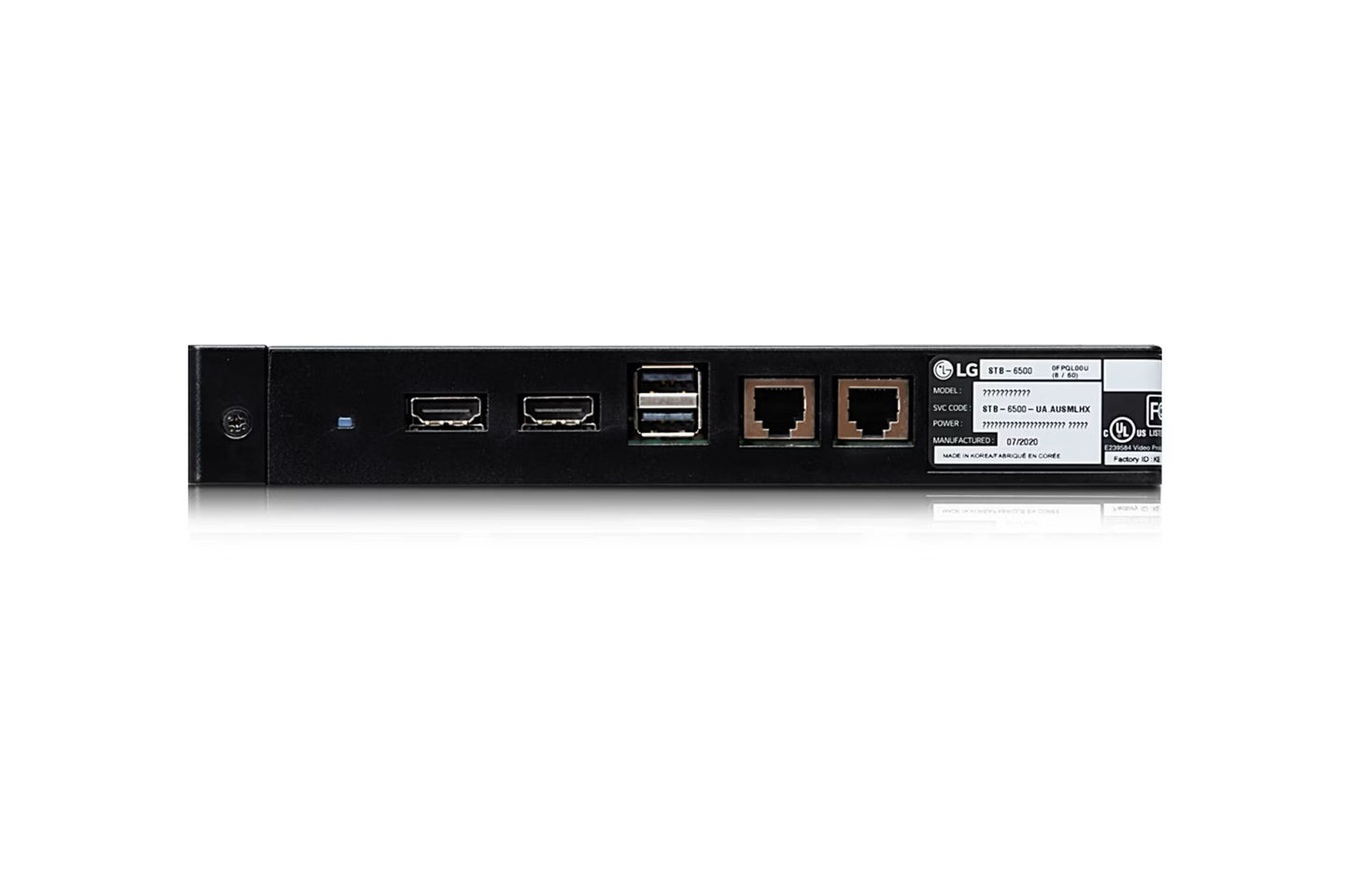 LG Pro:Centric® Smart Set Top Box with webOS™ 5.0, Embedded Pro:Idiom® decryption, IP Streaming and RF Tuning & Supports UHD/4K & FHD Output Resolutions