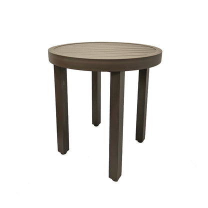 Grosfillex Sunset 20” Round Low Table