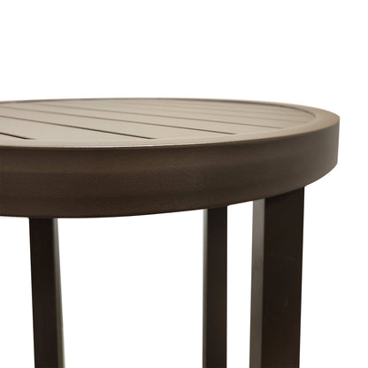 Grosfillex Sunset 20” Round Low Table