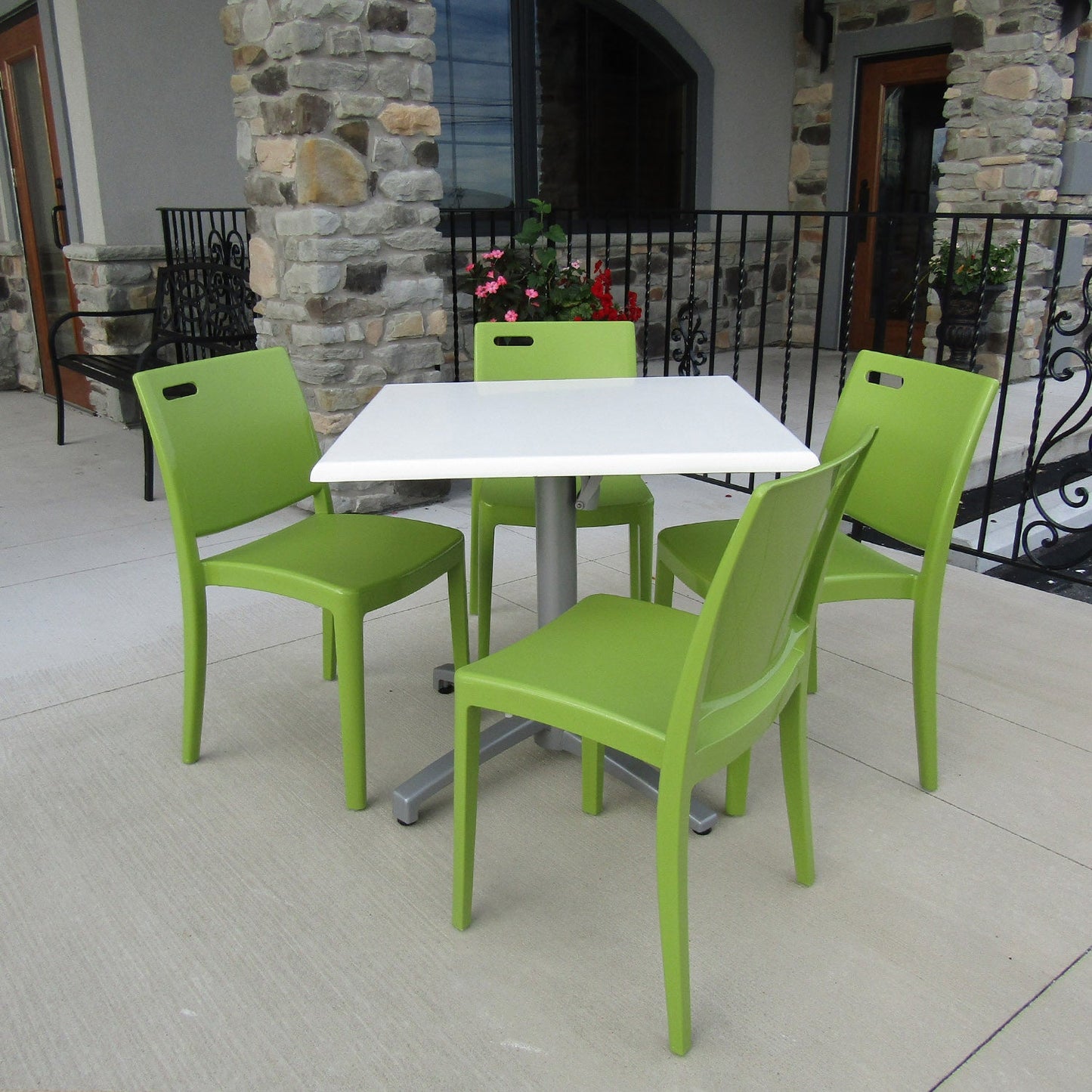 Grosfillex Exterior Molded Melamine Tabletops