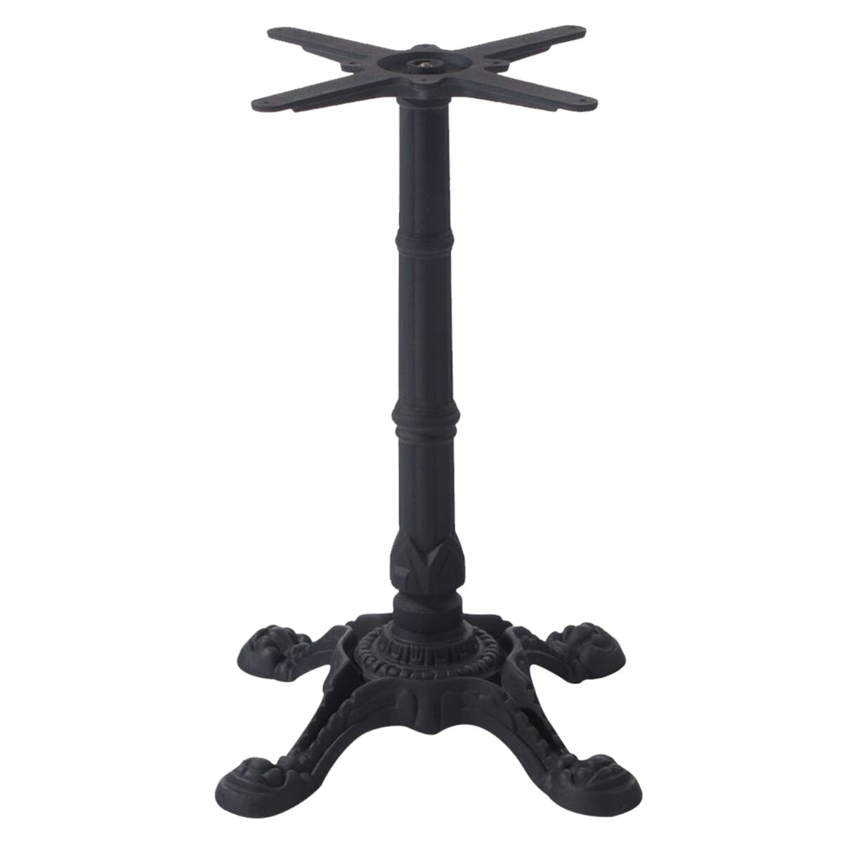 Pedestal-Style Cast-Iron Standard / Bar Height Table Base 22" x 22"