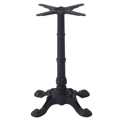 Pedestal-Style Cast-Iron Standard / Bar Height Table Base 22" x 22"