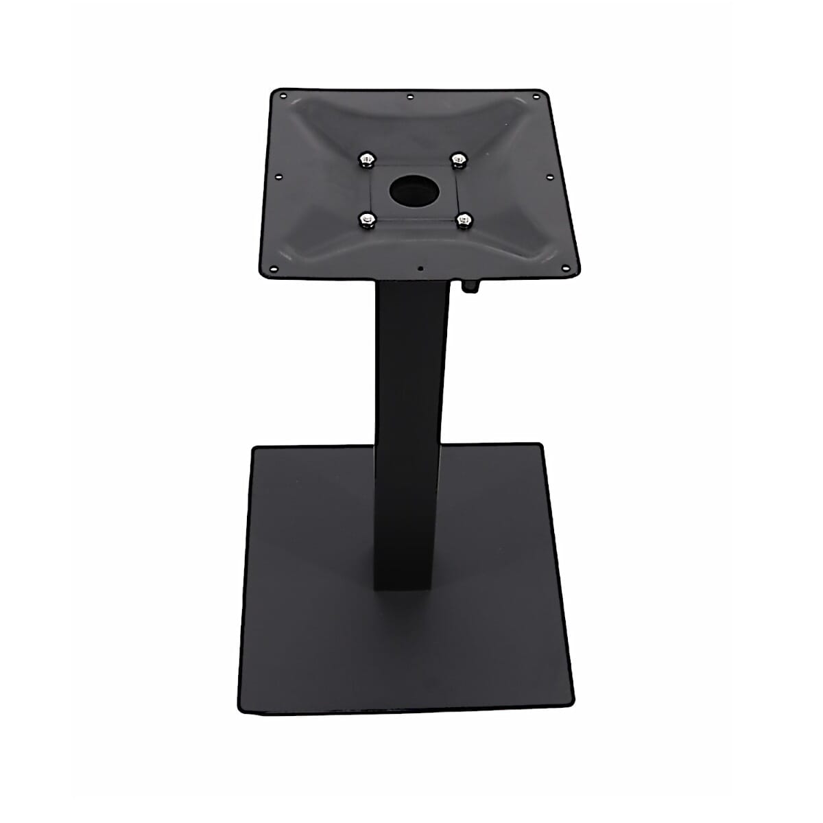Contemporary Table Base with Umbrella Hole in Black