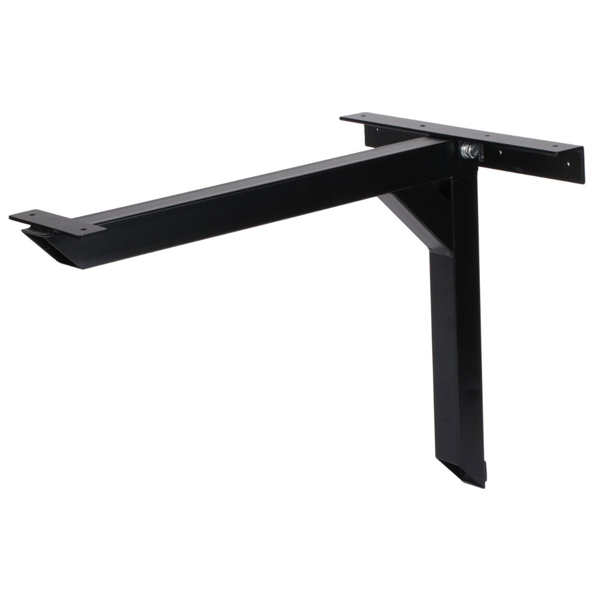 Black Powder Coated Floating Cantilever Table Base