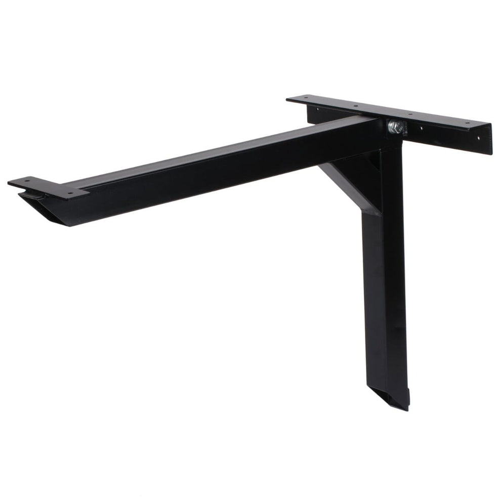 Black Powder Coated Floating Cantilever Table Base – Seiden Company