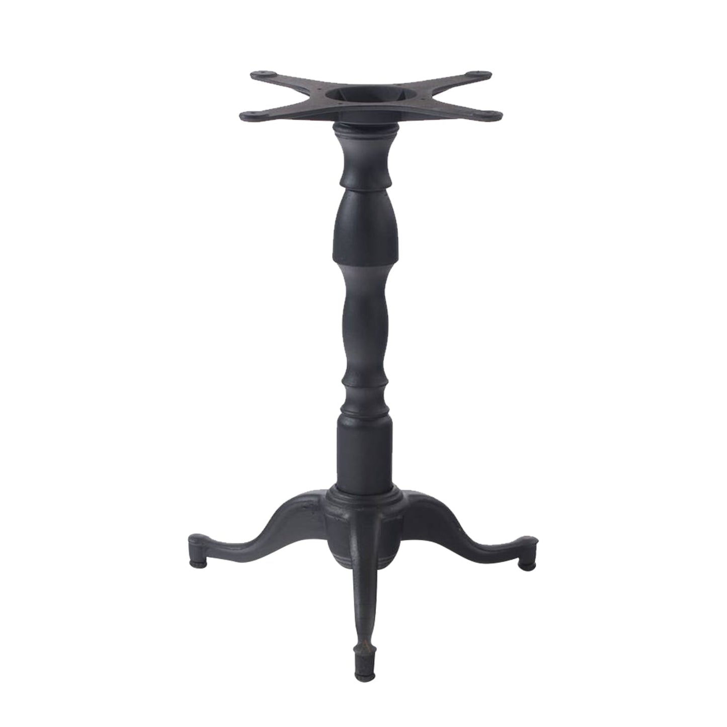 Cast Iron Pedestal Style Commercial Standard / Bar Height Table Base