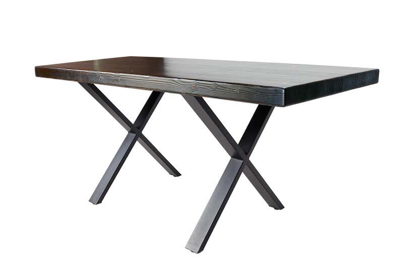 Welded Steel Table Base with Black Powder Coat (Set of 2)