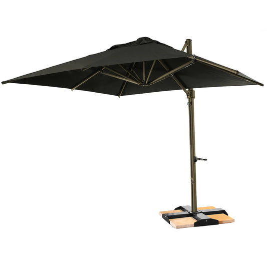 Grosfillex Windmaster 10' Square Cantilever Umbrella