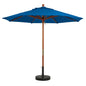 Grosfillex 9' Wooden Market Umbrella