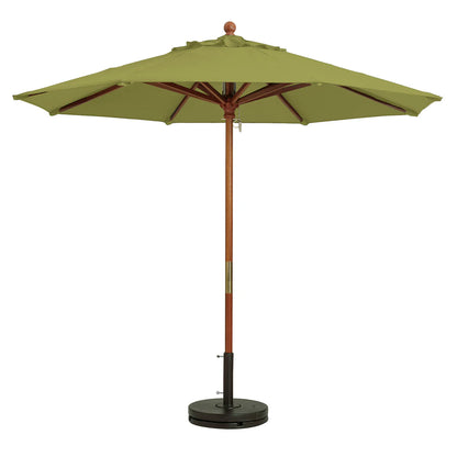 Grosfillex 9' Wooden Market Umbrella
