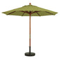Grosfillex 9' Wooden Market Umbrella