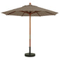 Grosfillex 9' Wooden Market Umbrella